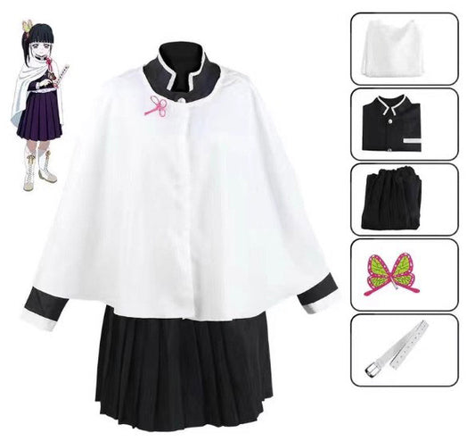 Cosplay Demon Slayer Kanao Tsuyuri Costume Set S-XXL Adult