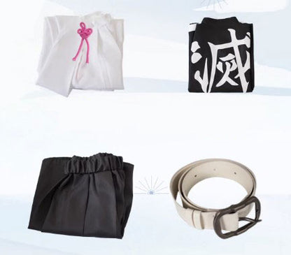 Cosplay Demon Slayer Kanao Tsuyuri Costume Set S-XXL Adult