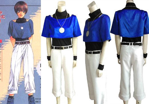 Cosplay The King Of Fighters KOF 2002 Chris Costume Set S-3XL Unisex Adult 2 Colours