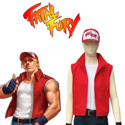 Cosplay The King Of Fighters KOF Terry Bogard Costume Set XS-3XL Unisex Adult & Kids