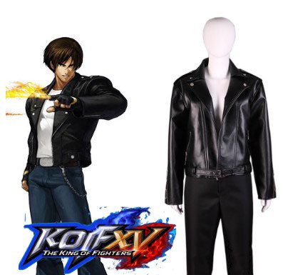 Cosplay The King Of Fighters KOF Kyo Kusanagi Costume Set XS-3XL Unisex Adult & Kids