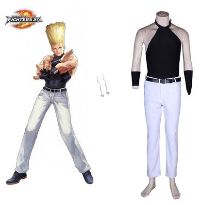 Cosplay The King Of Fighters KOF Benimaru Nikaido Costume Set XXS-3XL Adult / Kids
