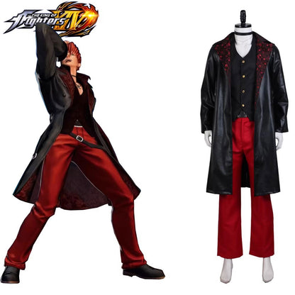 Cosplay The King Of Fighters KOF Iori Yagami Costume Set XXS-3XL Unisex Adult / Kids