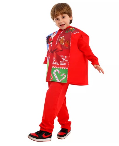 Christmas Costume Santa Claus Jumpsuit Full Body Set Size S-XL Boys/Girls CPC004