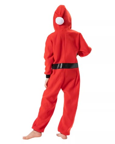 Christmas Costume Santa Claus Reindeer Jumpsuit Full Body Set Size M-L Junior Unisex CPC006