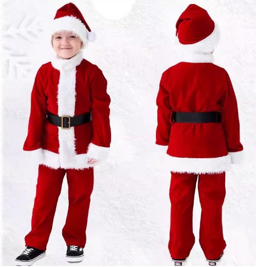 Christmas Costume Santa Claus Full Set Size XS-XL Boys/Girls CPC011