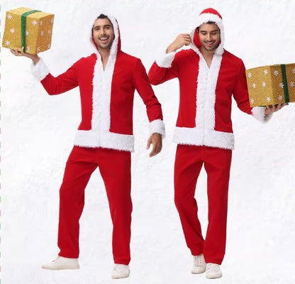 Christmas Costume Santa Claus Family Full Set Size XS-XL Men/Women/Boys CPC012