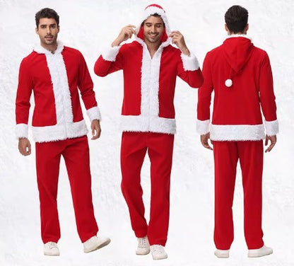 Christmas Costume Santa Claus Family Full Set Size XS-XL Men/Women/Boys CPC012