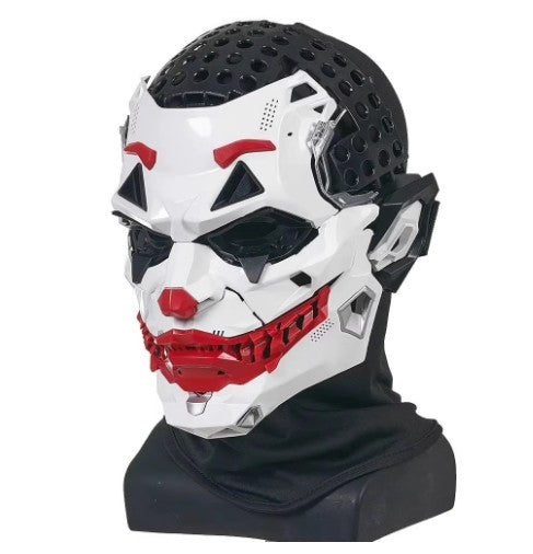Cosplay Party Cyberpunk Joker Clown Mask Without Hair Size Free Unisex