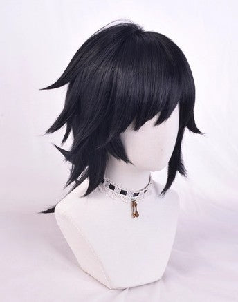Cosplay Demon Slayer Giyu Tomioka Costume Wig Size Free