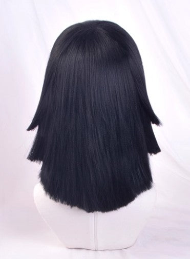 Cosplay Demon Slayer Obanai Iguro Costume Wig Size Free