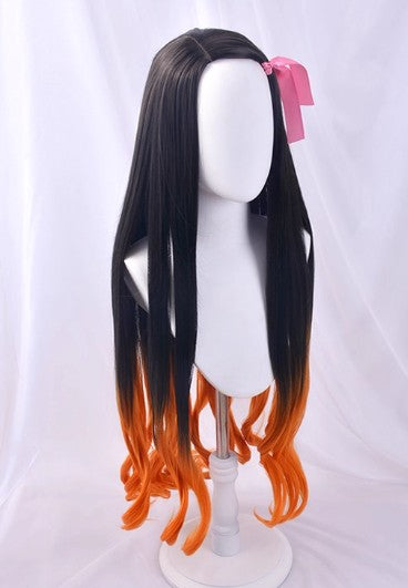 Cosplay Demon Slayer Nezuko Kamado Costume Wig Size Free