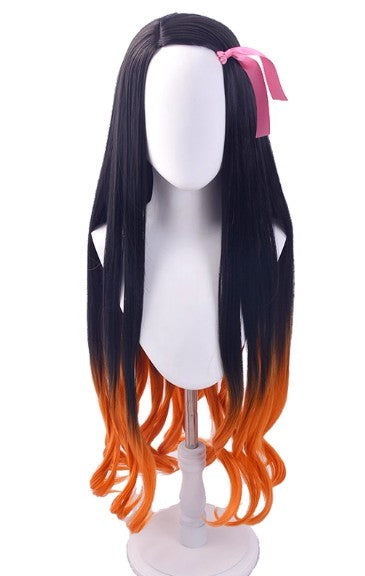 Cosplay Demon Slayer Nezuko Kamado Costume Wig Size Free