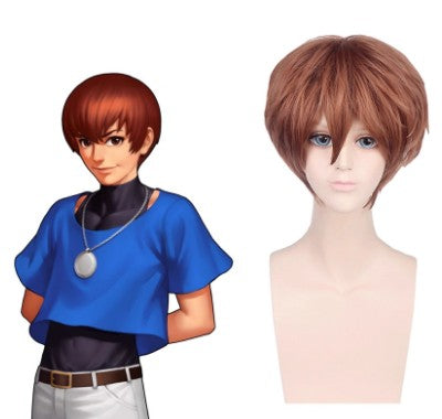 Cosplay The King Of Fighters KOF 2002 Chris Costume Wig Size Free Unisex