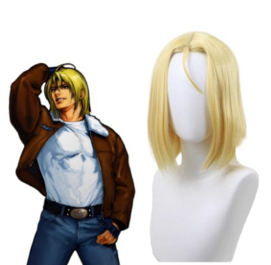 Cosplay The King Of Fighters KOF 2003 Wild Wolf Terry Bogard Costume Wig Size Free Unisex