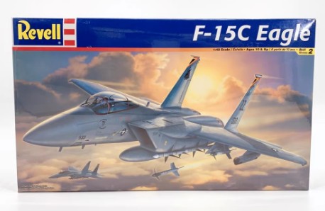 Collectable Revell F-15C Eagle Fighter Jet Aircraft Model Kit