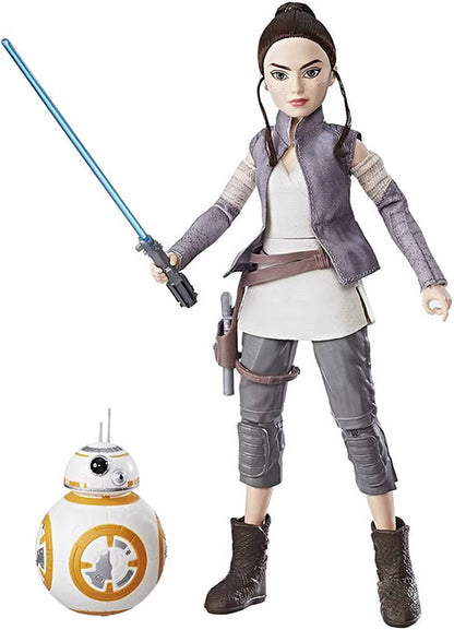 COLLECTIBLE STAR WARS FORCE OF DESTINY REY OF JAKKU AND BB-8 ADVENTURE SET ACTION FIGURE