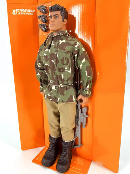 COLLECTIBLE HASBRO ACTION MAN XMISSIONS BATTLE FORCE 12" ACTION FIGURE