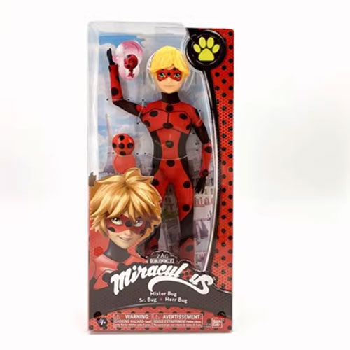 MIRACULOUS LADYBUG MISTERBUG 10" ACTION FIGURE