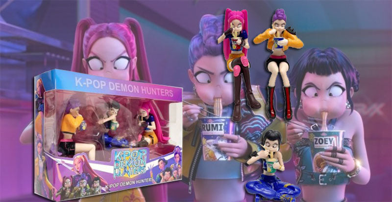K-POP DEMON HUNTERS FIGURE SET 9-15 CM Rumi/Mira/Zoey