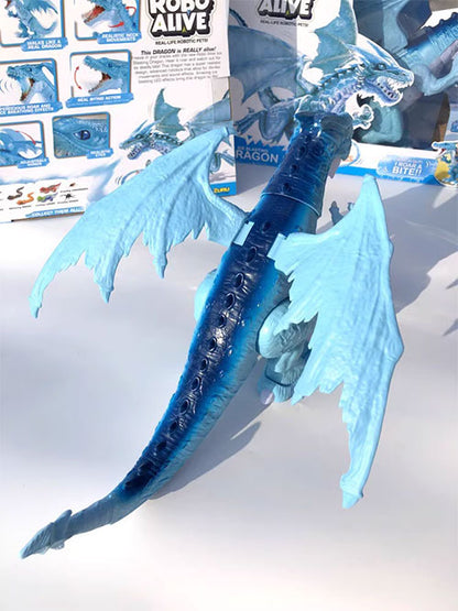 ROBO ALIVE ICE BLASTING DRAGON BLUE FIGURE