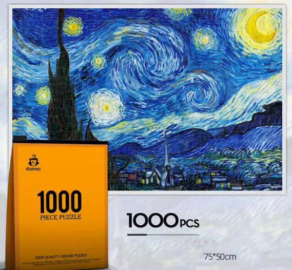 JIGSAW PIZZLE JP018 STARRY SKY 1000 PIECE 75 X 50 CM