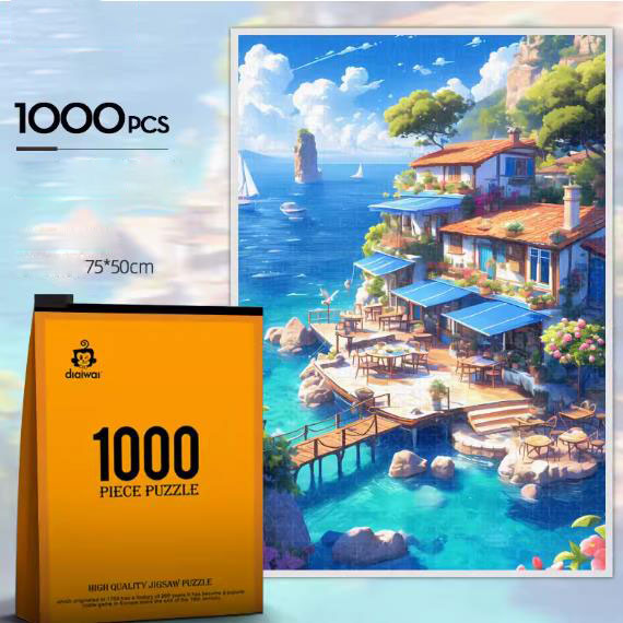 JIGSAW PIZZLE JP031 THE LAKE 1000 PIECE 75 X 50 CM