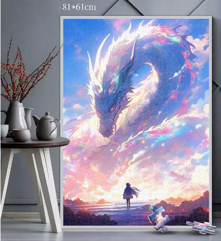 JIGSAW PIZZLE JP045 FLYING DRAGON 2000 PIECE 81 X 61 CM