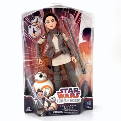 COLLECTIBLE STAR WARS FORCE OF DESTINY REY OF JAKKU AND BB-8 ADVENTURE SET ACTION FIGURE