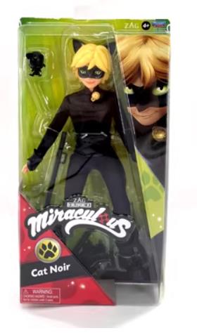 MIRACULOUS CAT NOIR  10" ACTION FIGURE