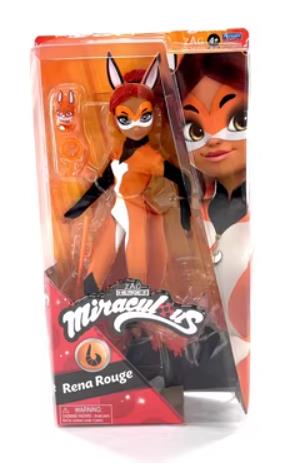 MIRACULOUS RENA ROUGE 10" ACTION FIGURE