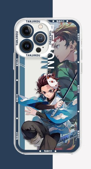 Demon Slayer Anime Phone Case iPhone 11-17 Compatible TPU Protective Cover MC001
