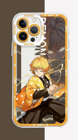 Demon Slayer Anime Phone Case iPhone 11-17 Compatible TPU Protective Cover MC001