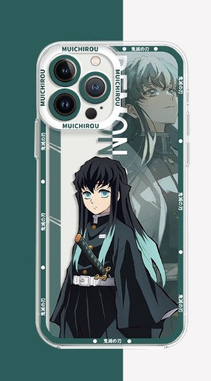 Demon Slayer Anime Phone Case iPhone 11-17 Compatible TPU Protective Cover MC001