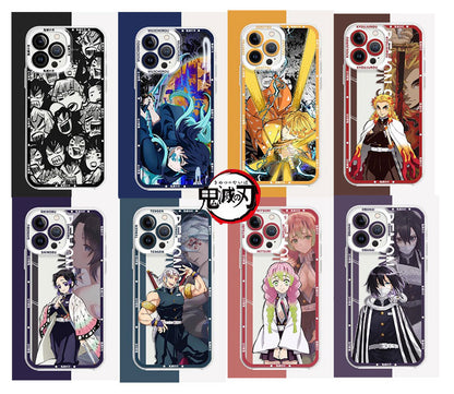 Demon Slayer Anime Phone Case iPhone 11-17 Compatible TPU Protective Cover MC002