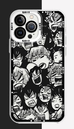 Demon Slayer Anime Phone Case iPhone 11-17 Compatible TPU Protective Cover MC002
