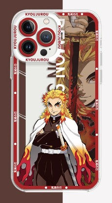 Demon Slayer Anime Phone Case iPhone 11-17 Compatible TPU Protective Cover MC002
