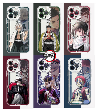 Demon Slayer Anime Phone Case iPhone 11-17 Compatible TPU Protective Cover MC003