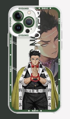 Demon Slayer Anime Phone Case iPhone 11-17 Compatible TPU Protective Cover MC003