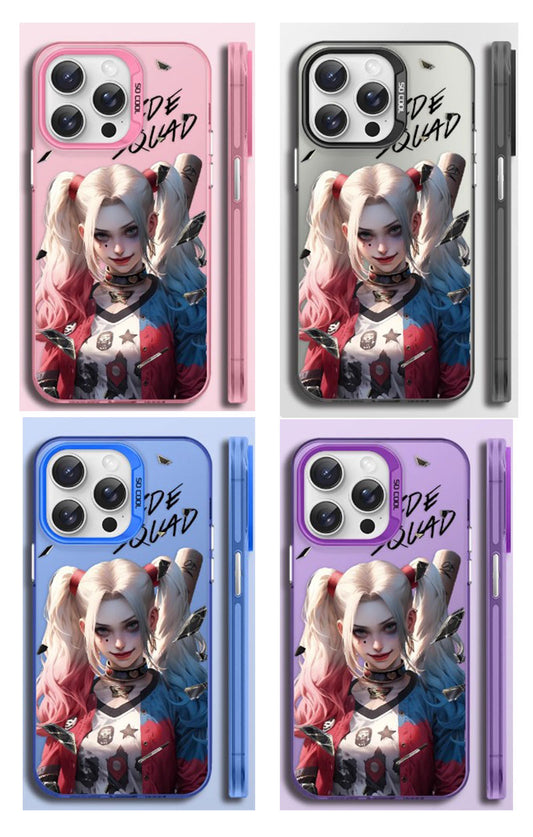 Harley Quinn Phone Case iPhone 11-16 Compatible Silicone Protective Cover MC006