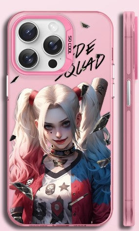 Harley Quinn Phone Case iPhone 11-16 Compatible Silicone Protective Cover MC006