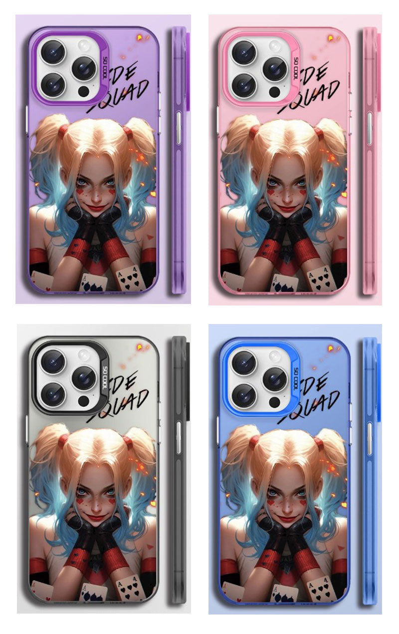 Harley Quinn Phone Case iPhone 11-16 Compatible Silicone Protective Cover MC007