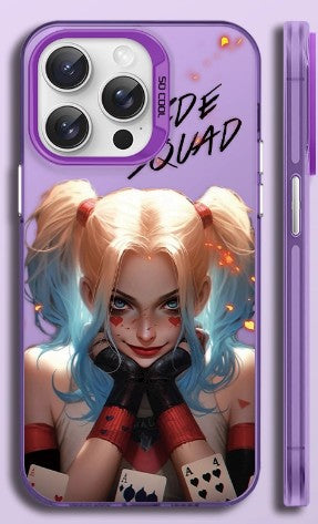 Harley Quinn Phone Case iPhone 11-16 Compatible Silicone Protective Cover MC007