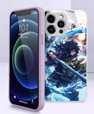 Demon Slayer Anime Phone Case iPhone 11-17 Compatible Silicone Protective Cover MC010