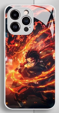 Demon Slayer Anime Phone Case iPhone 11-17 Compatible Silicone Protective Cover MC009