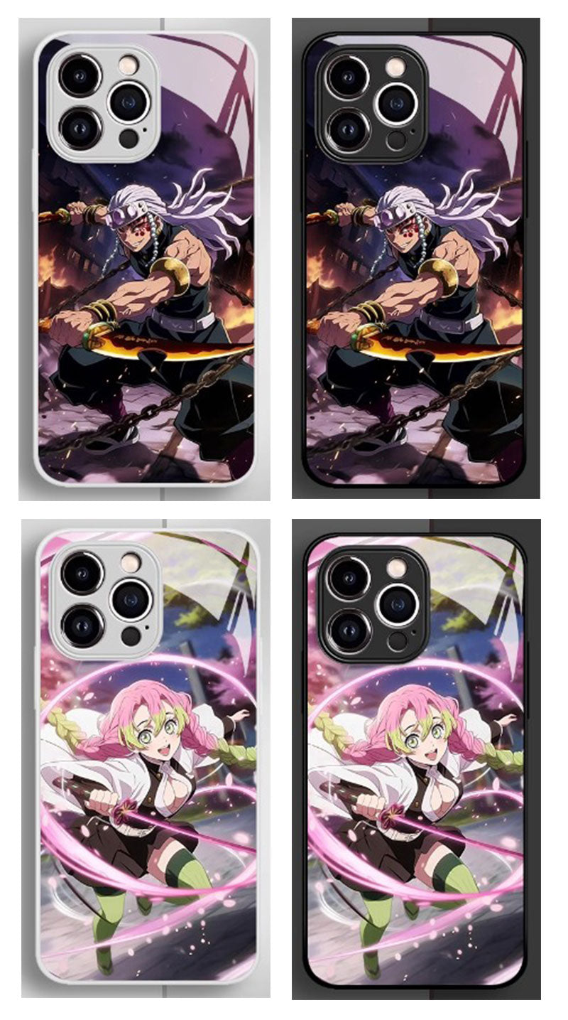 Demon Slayer Anime Phone Case iPhone 11-17 Compatible Silicone Protective Cover MC010