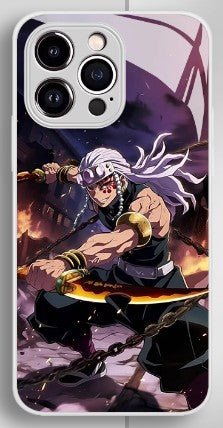 Demon Slayer Anime Phone Case iPhone 11-17 Compatible Silicone Protective Cover MC010