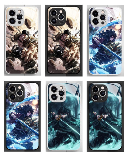 Demon Slayer Anime Phone Case iPhone 11-17 Compatible Silicone Protective Cover MC011
