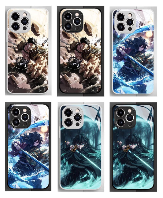 Demon Slayer Anime Phone Case iPhone 11-17 Compatible Silicone Protective Cover MC011