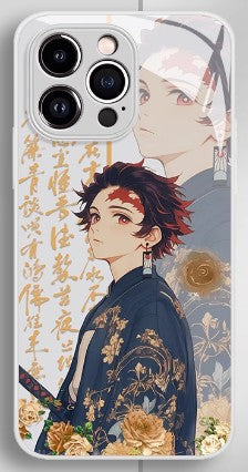 Demon Slayer Anime Phone Case iPhone 11-16 Compatible Silicone Protective Cover MC012
